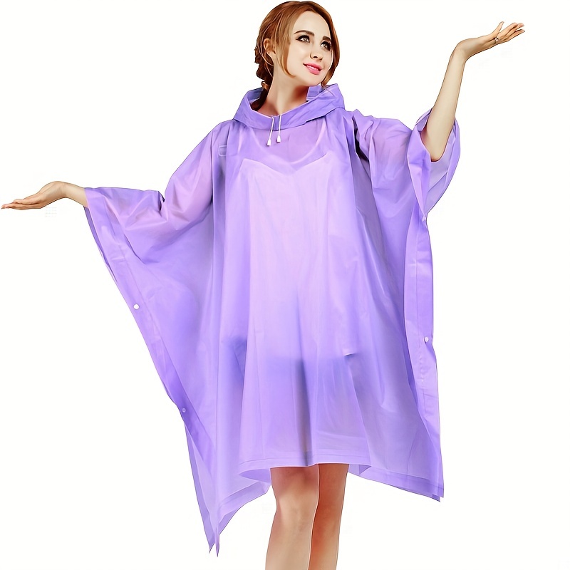 Outdoor Camping Jacket - Rain Ponchos For Adults Pouch For
