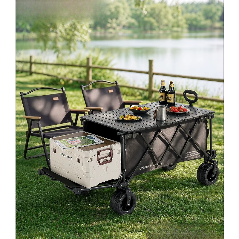 Outdoor Camping Furniture - Folding Camping Wagon Cart Outdoor Collapsible