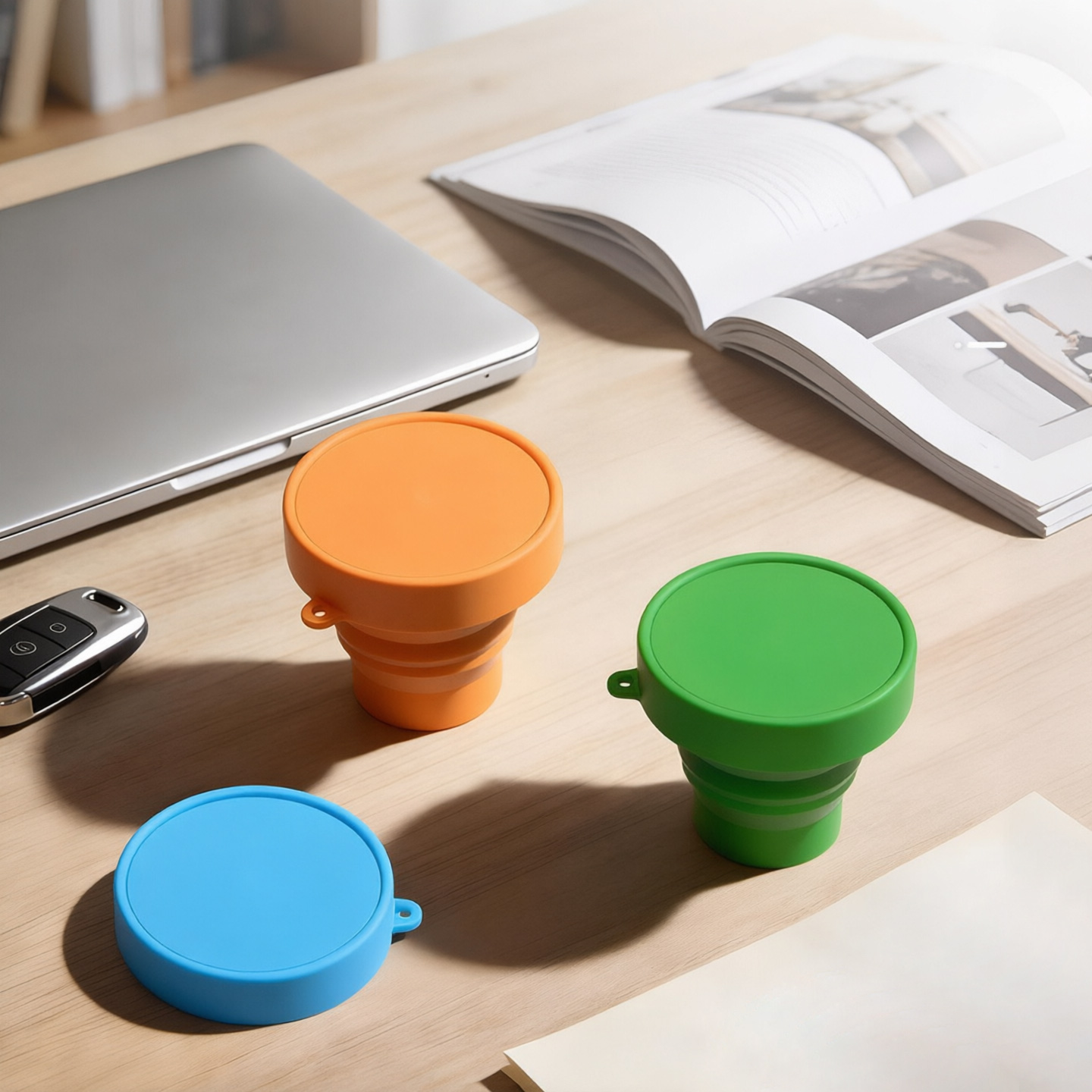 Collapsible Water Bottle - Portable Collapsible Silicone Water Cup/Bottle –