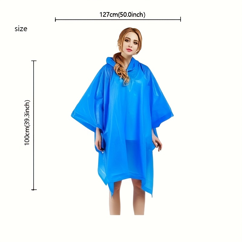 Rain Ponchos For Adults Pouch  - огляд і ціна Outdoor Camping Jacket
