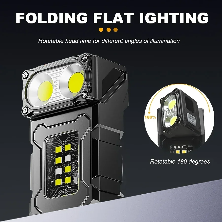 Mini Portable LED COB Flashlig - огляд і ціна Battery Outdoor Camping