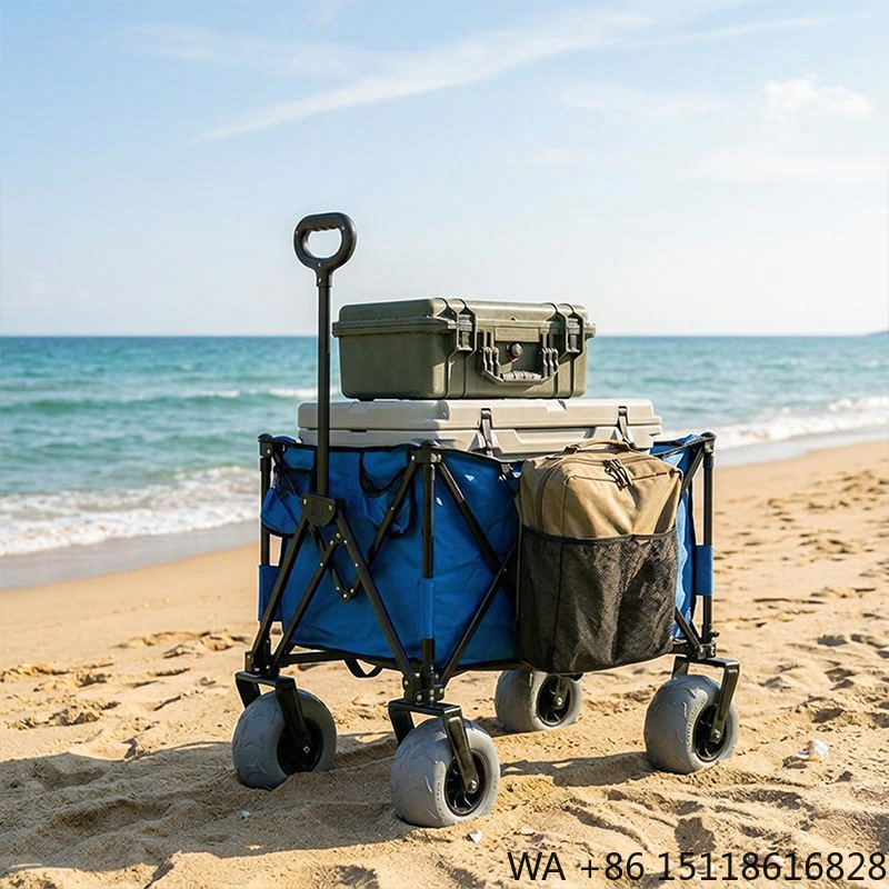 Foldable Metal Beach Wagon Qui - огляд і ціна Outdoor Camping Furniture