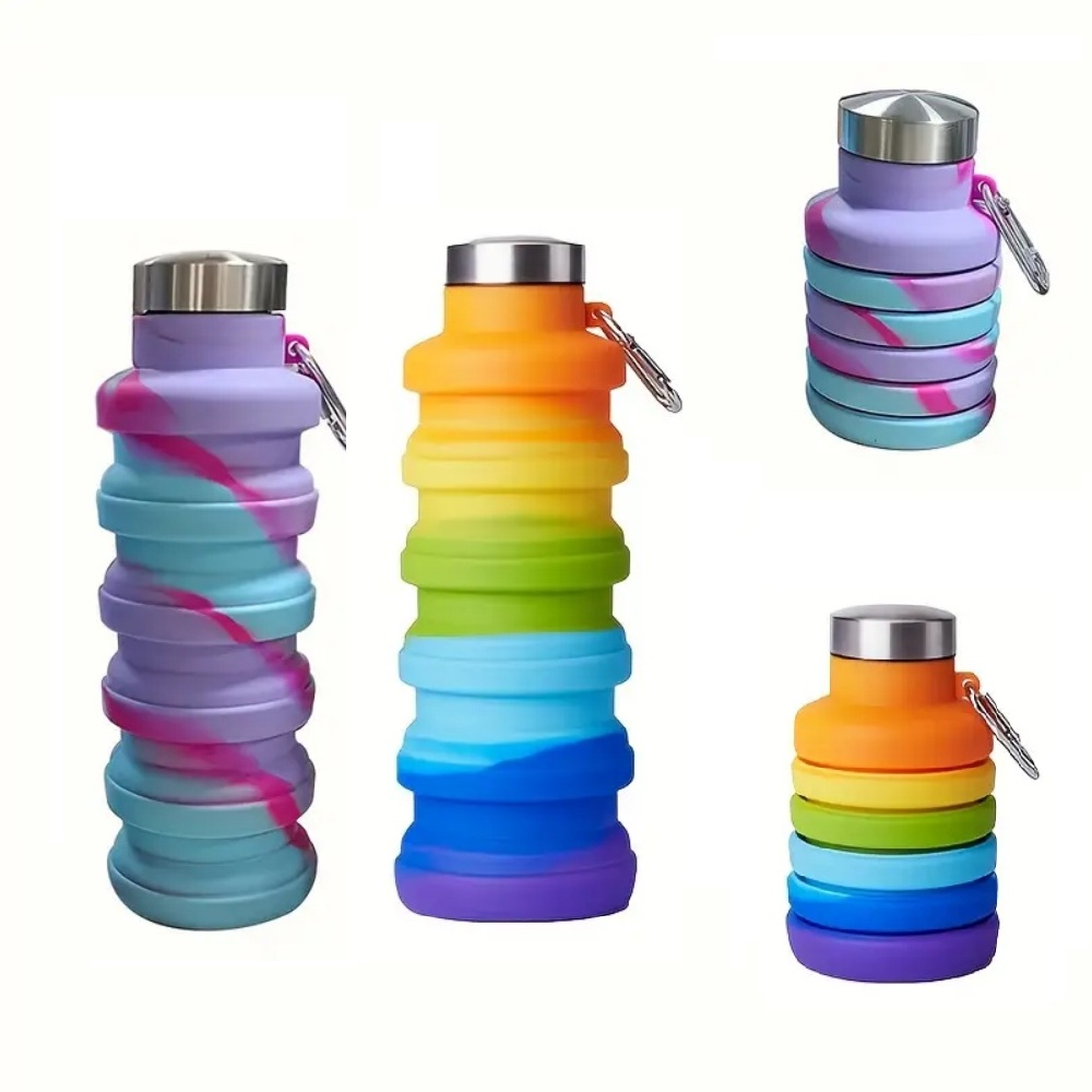 500ml Foldable Silicone Water  - огляд і ціна Collapsible Water Bottle