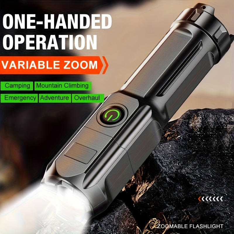 LED Camping Torch Flashlight H - огляд і ціна Battery Outdoor Camping