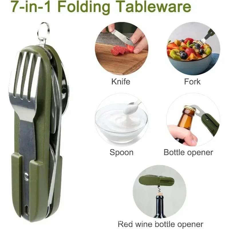 Outdoor Camp Tableware Surviva - огляд і ціна Camping Knife Multi-Tool