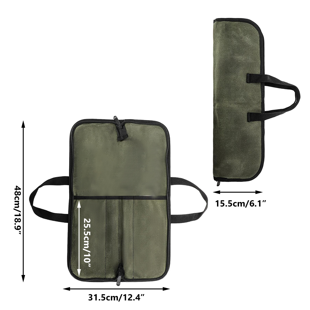 Waxed Canvas Knife Roll Bag Mu - огляд і ціна Camping Knife Multi-Tool