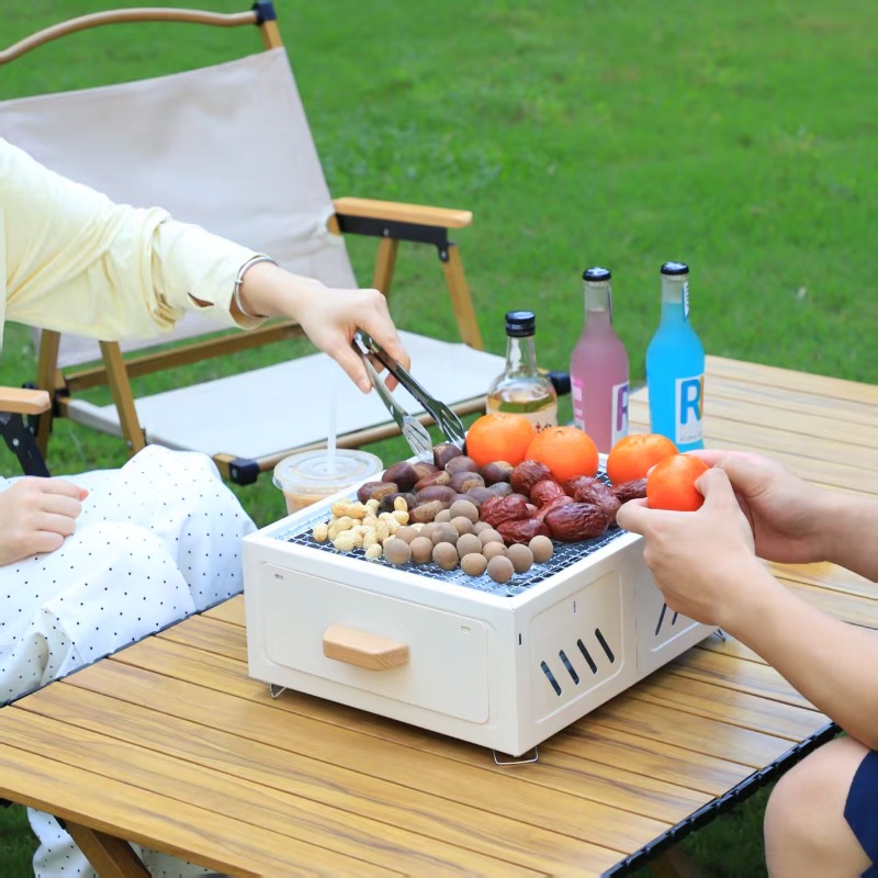 Portable Charcoal BBQ Grill Sq - огляд і ціна Outdoor Camping Furniture
