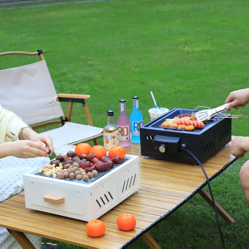 Portable Charcoal BBQ Grill Sq - огляд і ціна Outdoor Camping Furniture