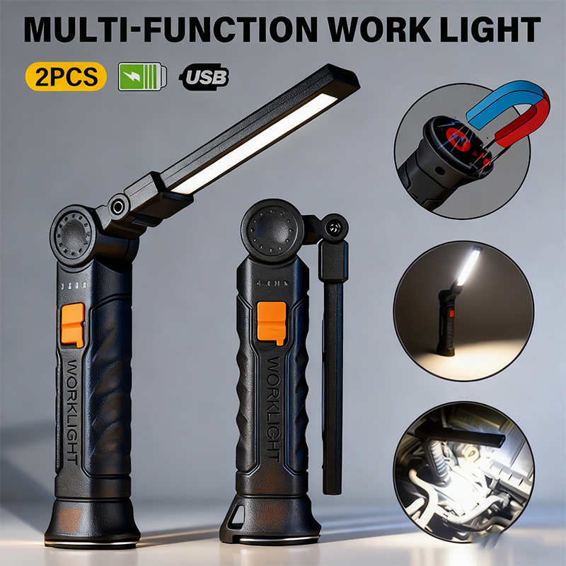 Portable COB LED Flashlight US - огляд і ціна Battery Outdoor Camping