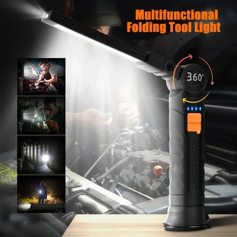 Portable COB LED Flashlight US - огляд і ціна Battery Outdoor Camping