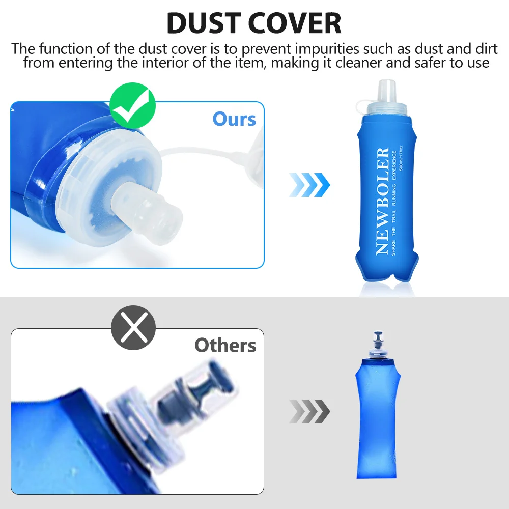 NEWBOLER 300/500ML Water Bottl - огляд і ціна Collapsible Water Bottle