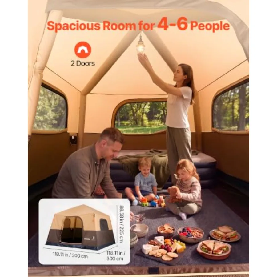 Camping Tent, 4/6-Person Autom - огляд і ціна Outdoor Camping On Youtube