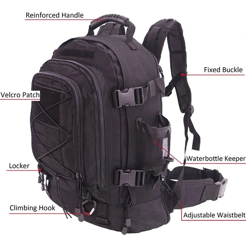 65L Military Backpack for Men, - огляд і ціна Lightweight Backpack 65L