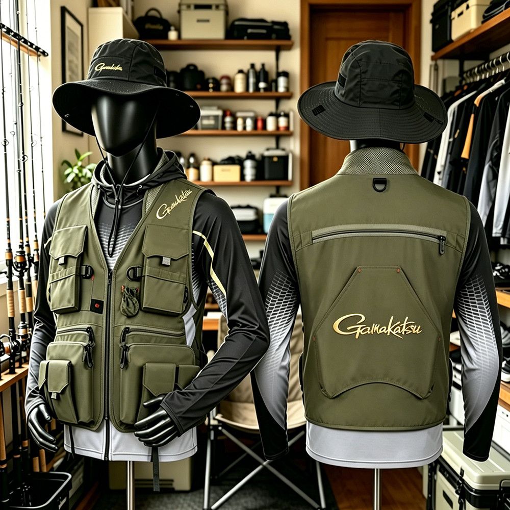 Gamakatsu Men Multi-Pocket Fis - огляд і ціна Outdoor Camping Jacket