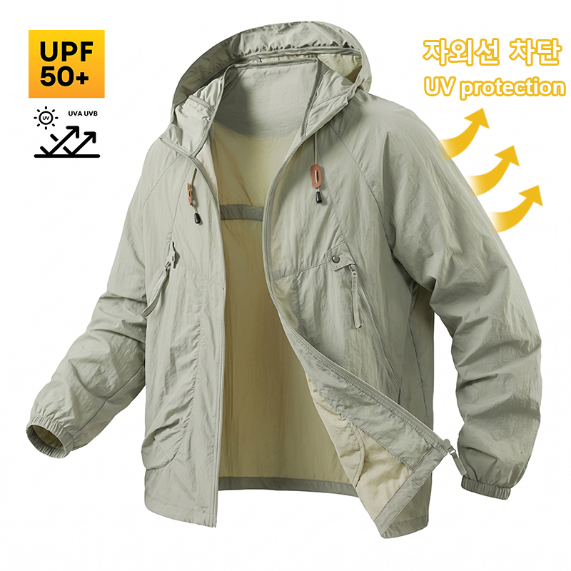 UPF50+ Men's Sun Protection Fi - огляд і ціна Outdoor Camping Jacket