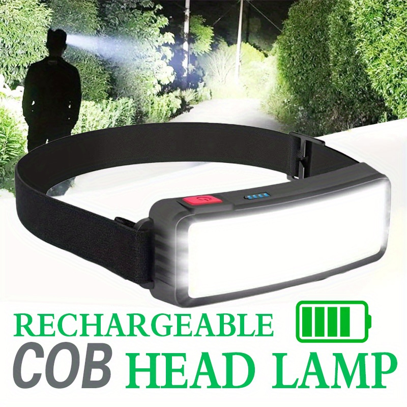 Powerful COB LED Headlamp Type - огляд і ціна Battery Outdoor Camping
