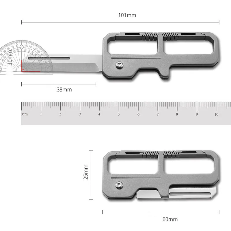 FEGVE Titanium Pocket Folding  - огляд і ціна Camping Knife Multi-Tool