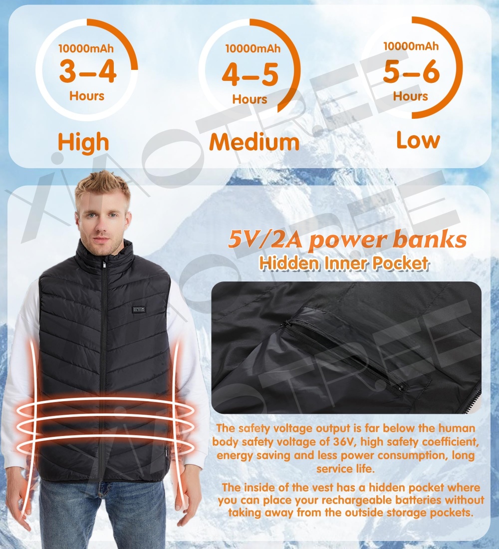 28/9 Areas Heated Vest Men Jac - огляд і ціна Outdoor Camping Jacket