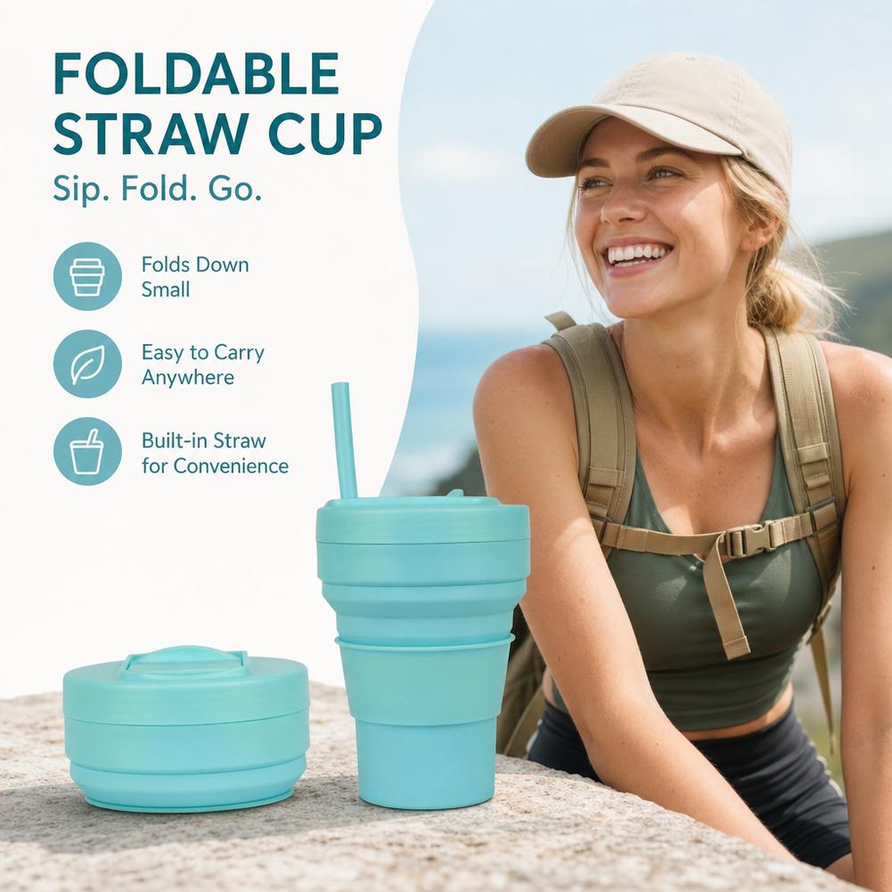 Collapsible Silicone Coffee Cu - огляд і ціна Collapsible Water Bottle