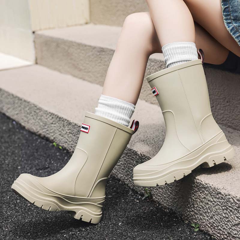 Women's High-Tube Rain Boots T - огляд і ціна Outdoor Camping On Youtube