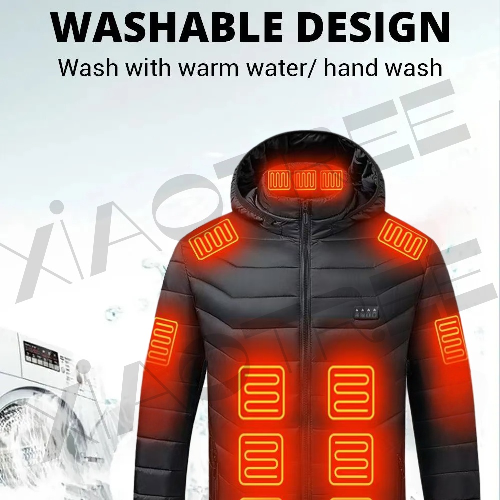 28 Areas Men Women's Heating J - огляд і ціна Outdoor Camping Jacket
