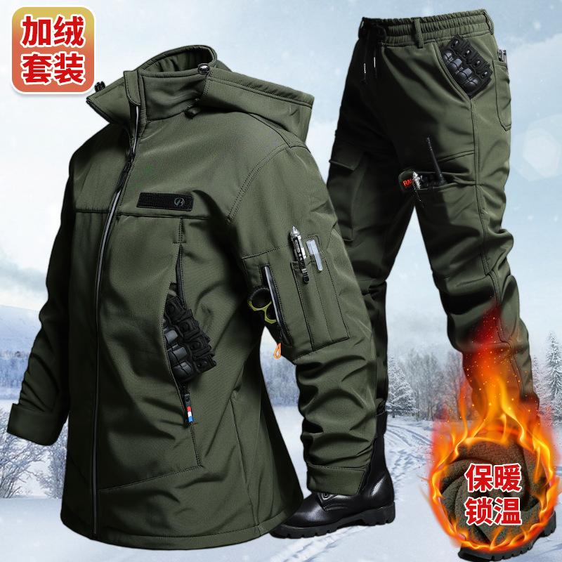 Autumn And Winter Velvet Water - огляд і ціна Outdoor Camping Jacket