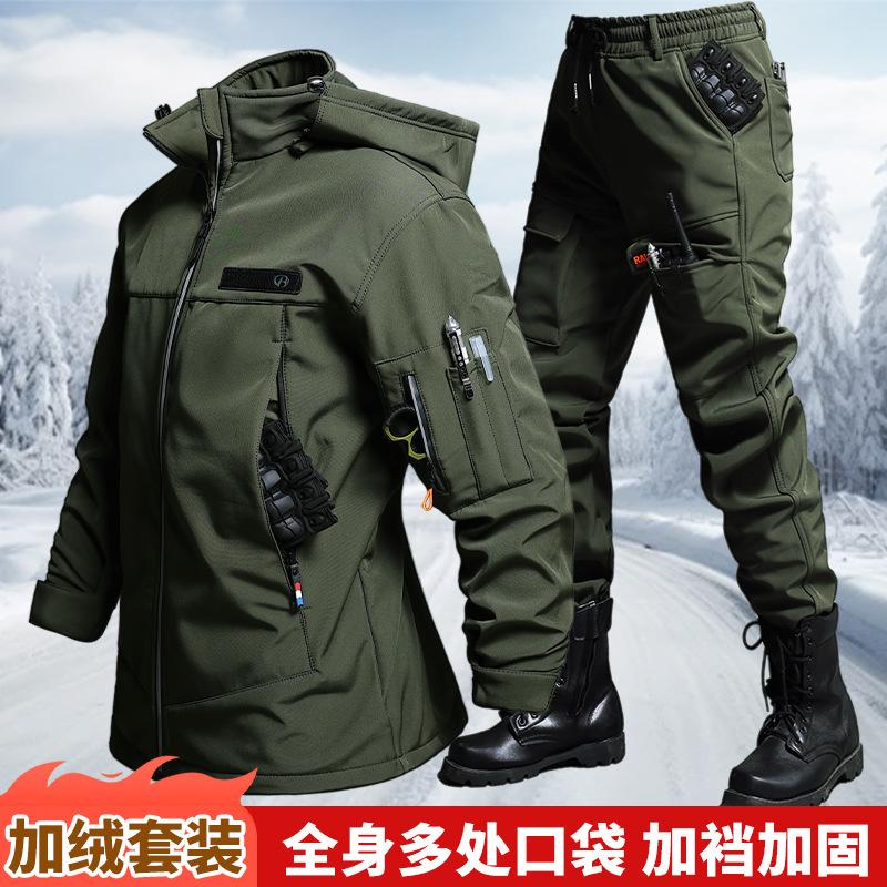 Autumn And Winter Velvet Water - огляд і ціна Outdoor Camping Jacket