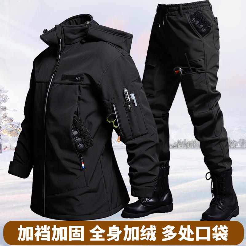 Autumn And Winter Velvet Water - огляд і ціна Outdoor Camping Jacket