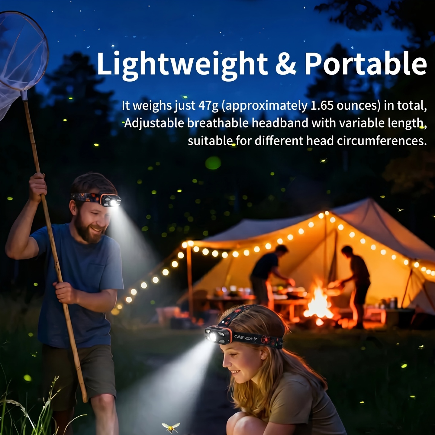 USB Rechargeable LED Headlamp  - огляд і ціна Battery Outdoor Camping